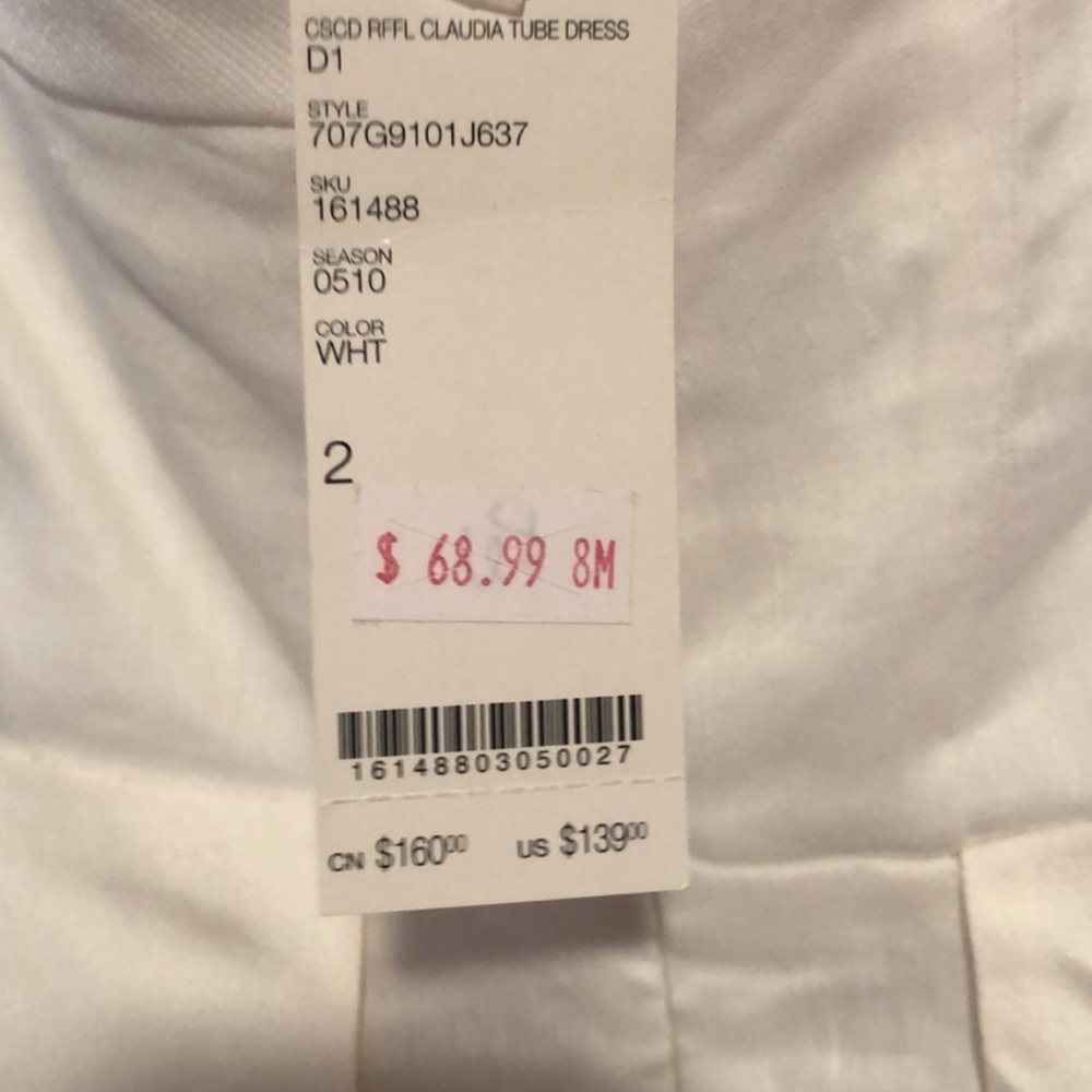 White Bebe dress